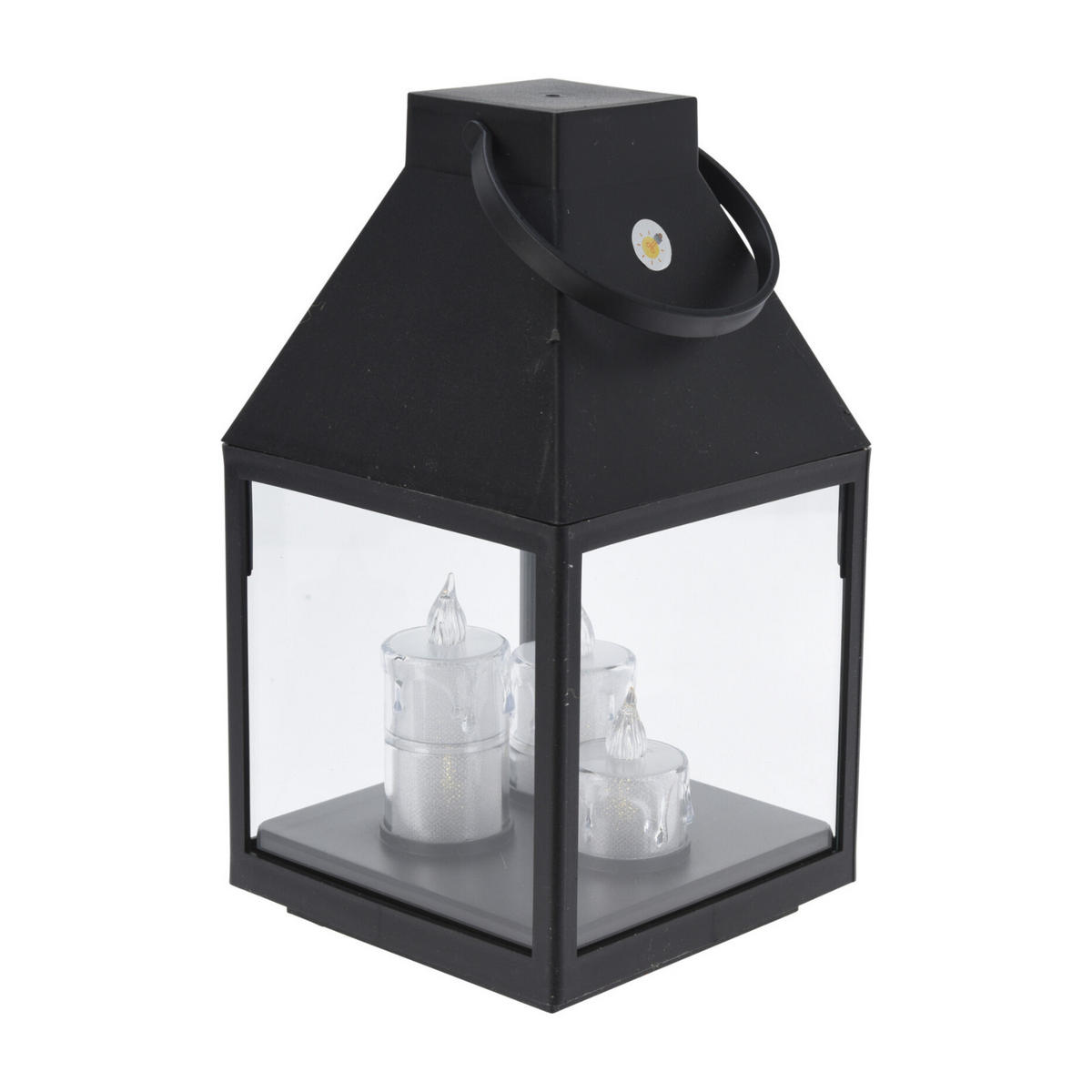 LATERNE LED-Kerzen 25 cm - Schwarz, Kunststoff (13.5/25/13.5cm) - Home Styling Collection