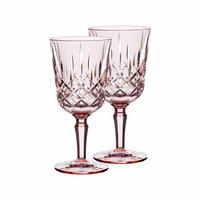 COCKTAIL- / WEINGLÄSER Noblesse Colors Rosé 355 ml 2er Set - Rosa, Glas (0.355L) - Nachtmann
