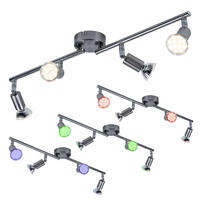 LED DECKENLEUCHTE MATRIX Silber Metall - Silberfarben, Metall (60/8/16.5cm)