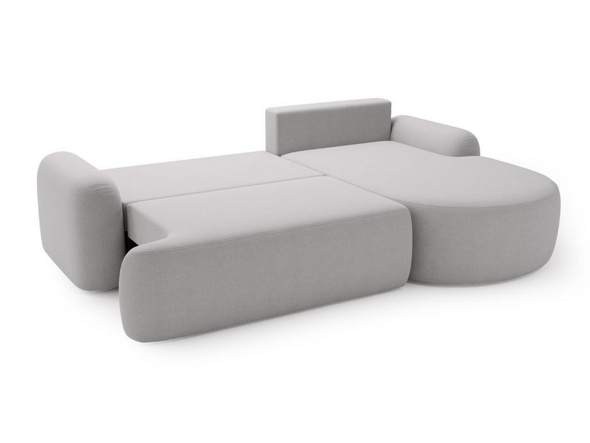 ECKSOFA Aurio Grau Rechts - Grau, Holz/Textil (261/177cm) - Graingold