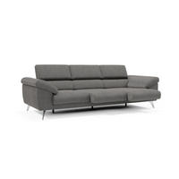 LINEARSOFA Donatello - Anthrazit, Metall (265/76/102cm) - Divani.store