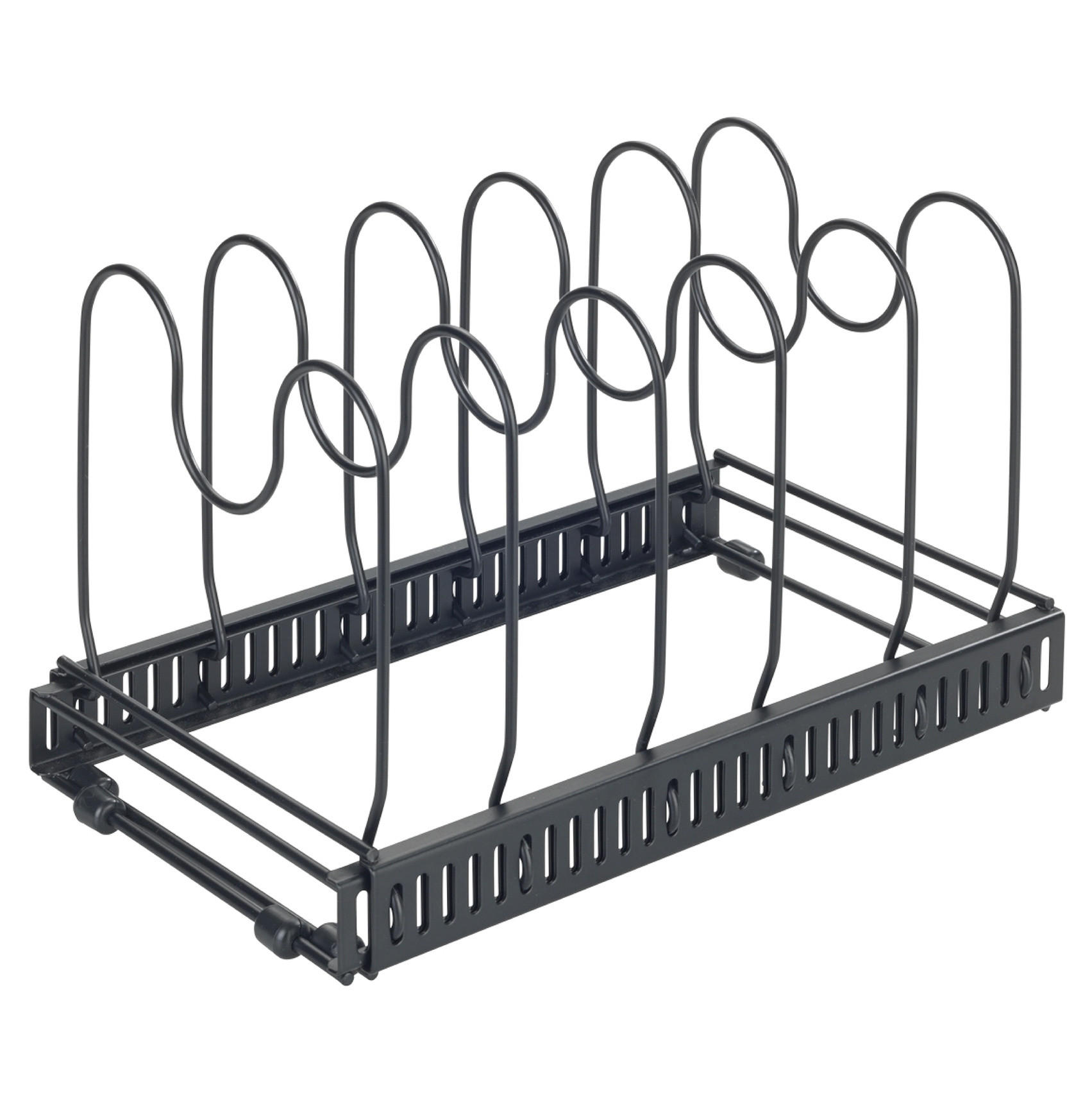 Wenko Küchenorganisator Schwarz 57x18x18 cm