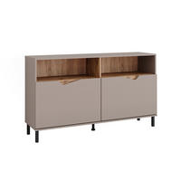 KREDENC Marelle Béžový dub/Artisan - světle šedá/šedobéžová, kompozitní dřevo (140/81.3/38cm) - Vicco