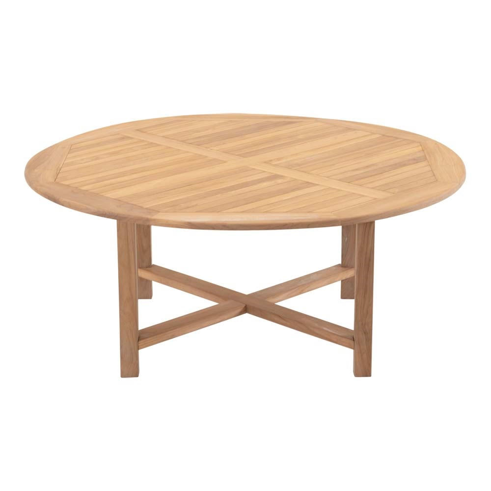 GARTENTISCH teak - Schwarz - 180/180/75 cm - Schwarz, Holz (180/180/75cm) - Lesli Living