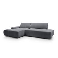 ECKSOFA BOULI Grau 276x164x82 cm - Grau, Textil (276/164cm) - FURNLUX