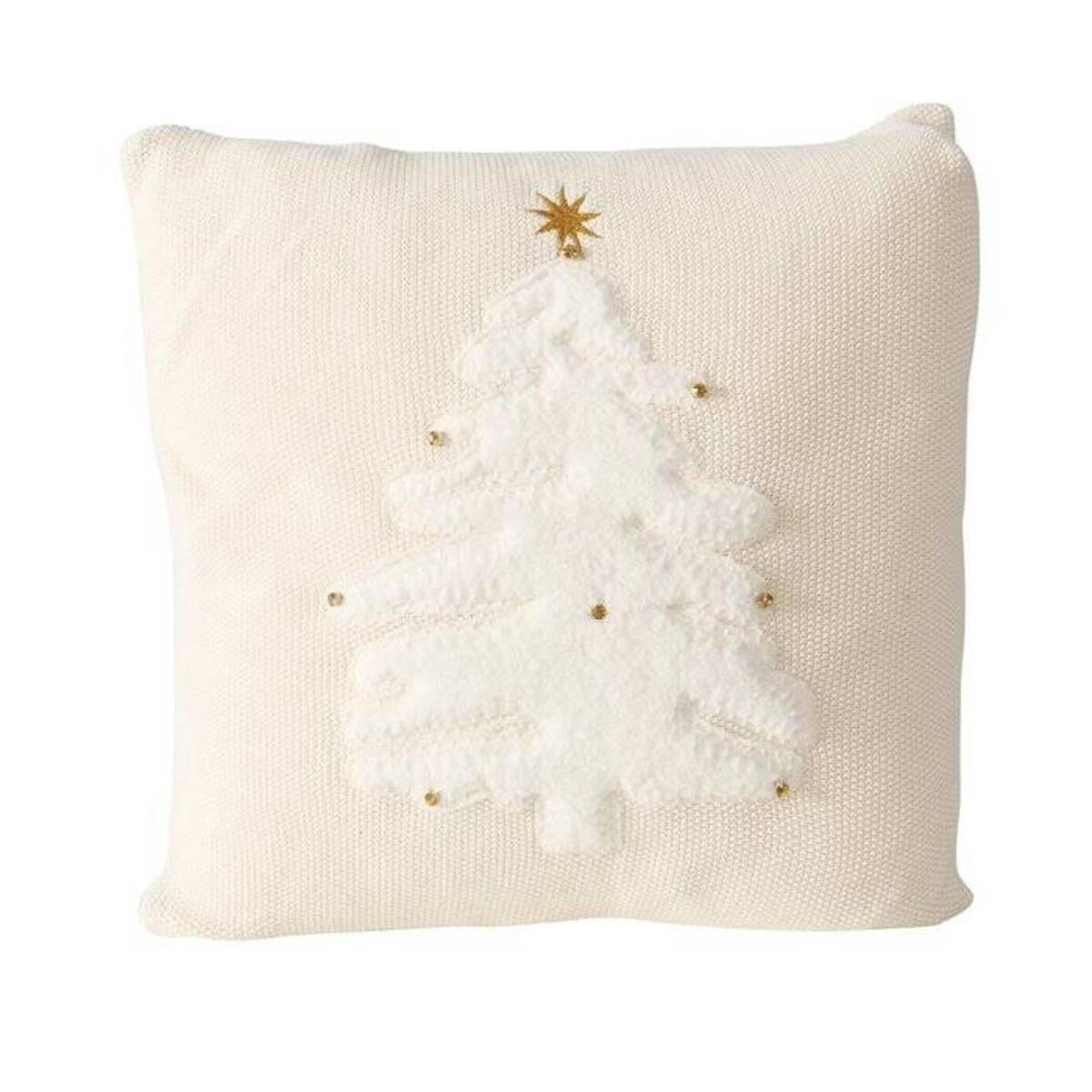 ZIERKISSEN Joulu 50/50 cm - Beige, Naturmaterialien (50/16/50cm) - Boltze Home