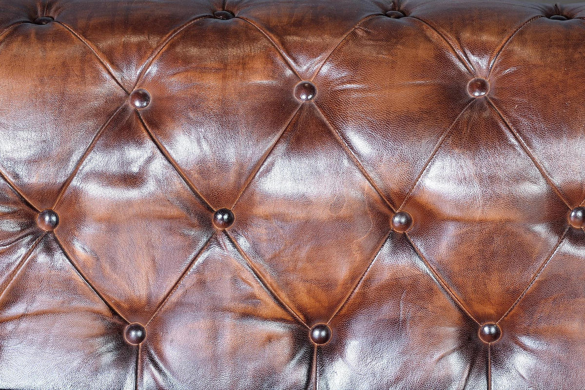 SOFA aus Kuhleder - Braun, Fell (200/76/85cm) - Giner y Colomer