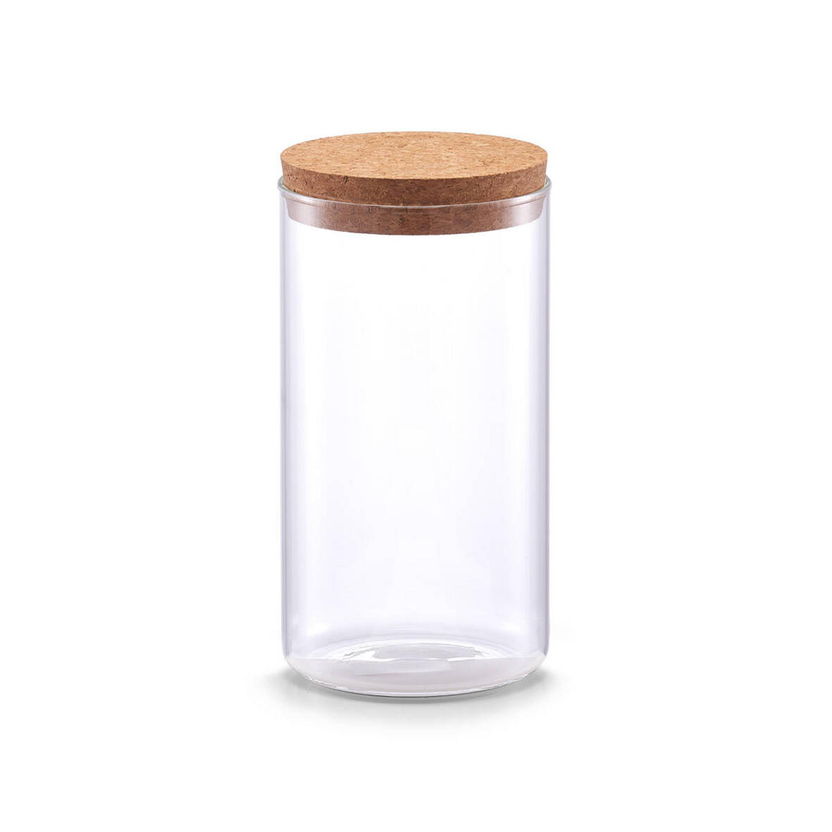 GLASGEFÄSS Korkdeckel 1100 ml - Transparent, Glas (9.5/18.5/9.5cm)