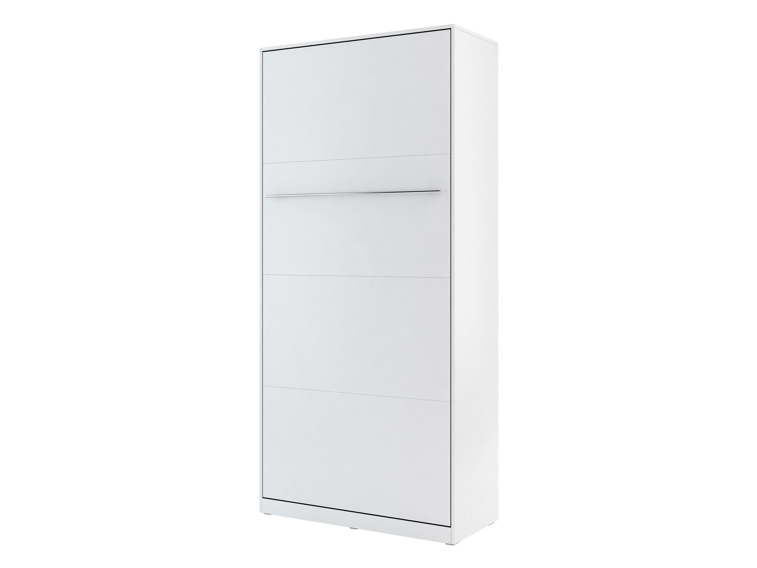 SCHRANKBETT Concept Pro I Vertical - Weiß, Holzwerkstoff (90/200cm) - MIRJAN24