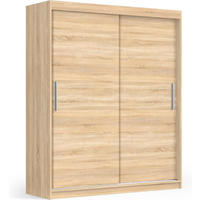 SCHIEBETÜRENSCHRANK 180 Sonoma oak 180x59x215,5 cm - Sonoma Eiche, Holzwerkstoff (180/215.5/59cm) - Mobelsta