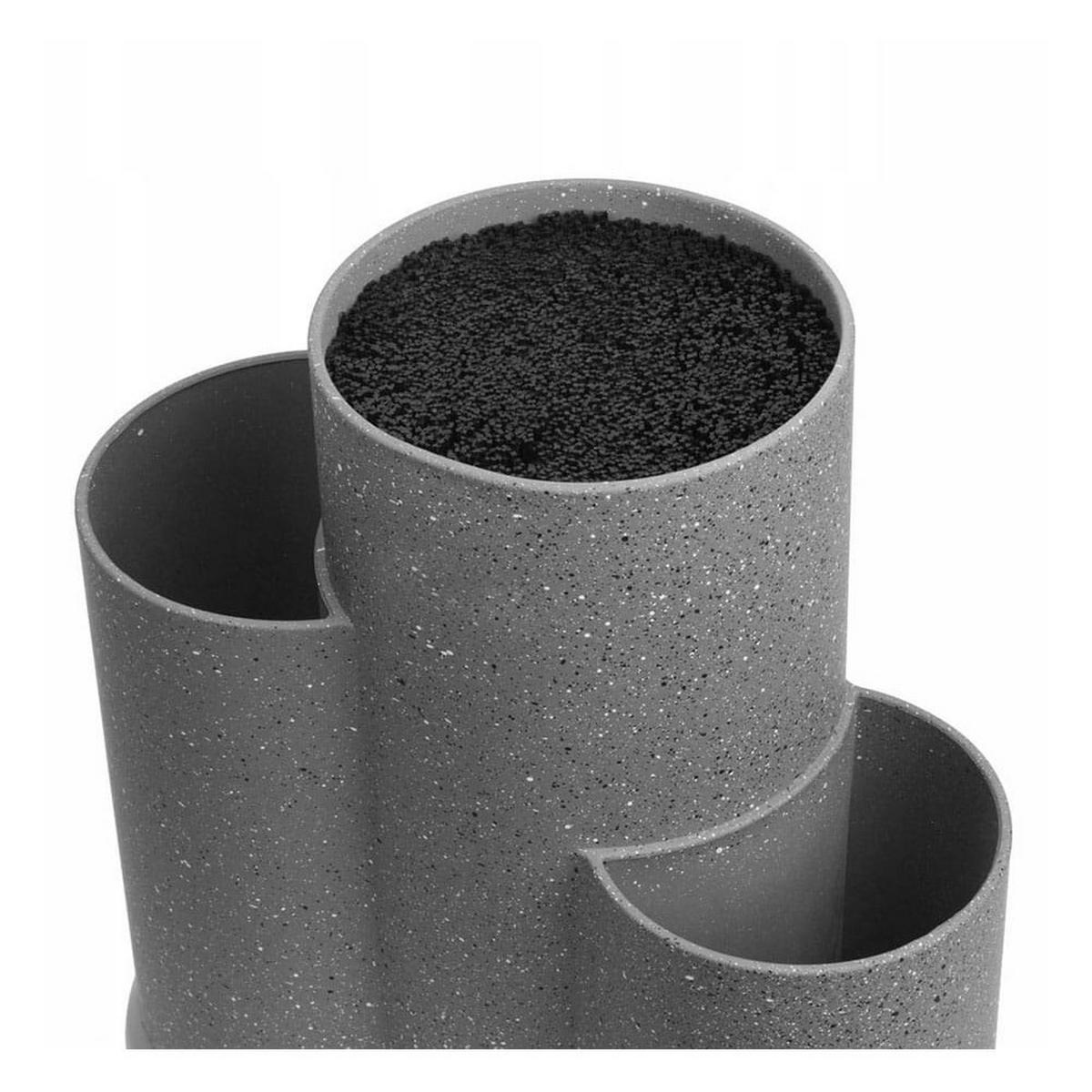 MESSERBLOCK Graphit 22/10/22 cm KH1568 - Graphitfarben, Kunststoff (10/22/22cm) - Kinghoff 