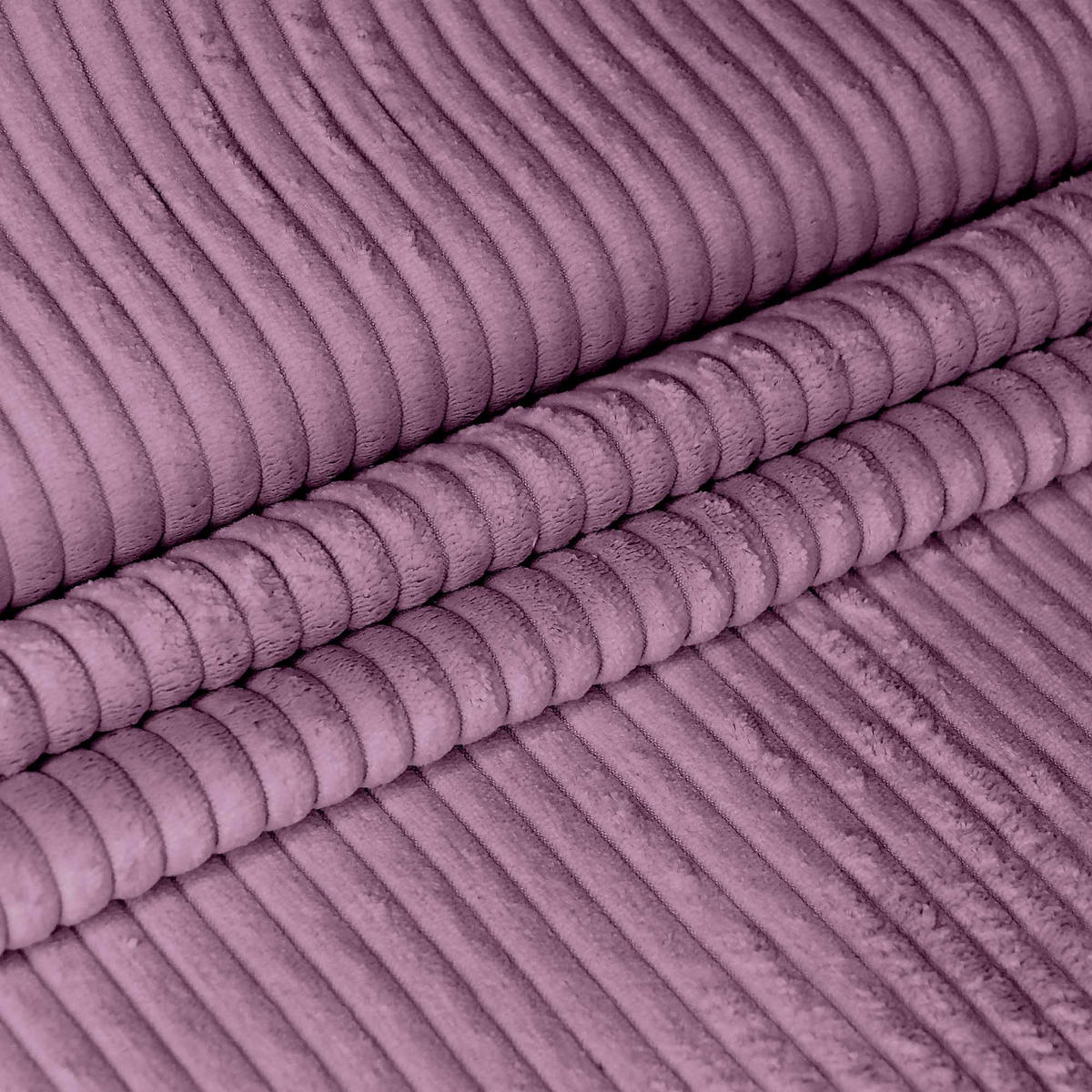 SITZSACK MIT FUßSTÜTZE Kordsamt 2-tlg Plum Smoothie M - Pflaume/Pink, Textil (80/120/80cm) - Dreamroots