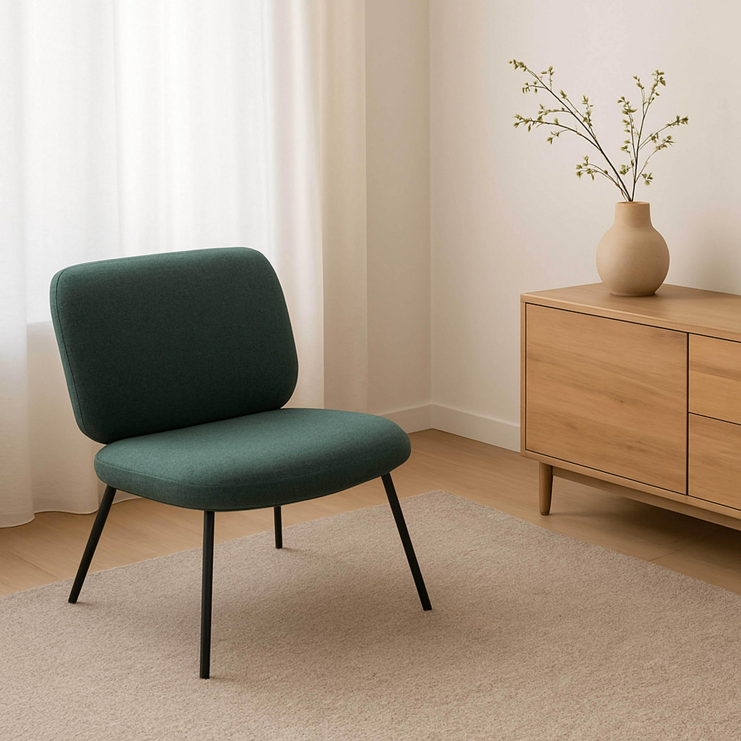 Thumbnail - Oviala Relaxsessel, Grün, Textil, 65x75x73 cm, Wohnzimmer, Sessel