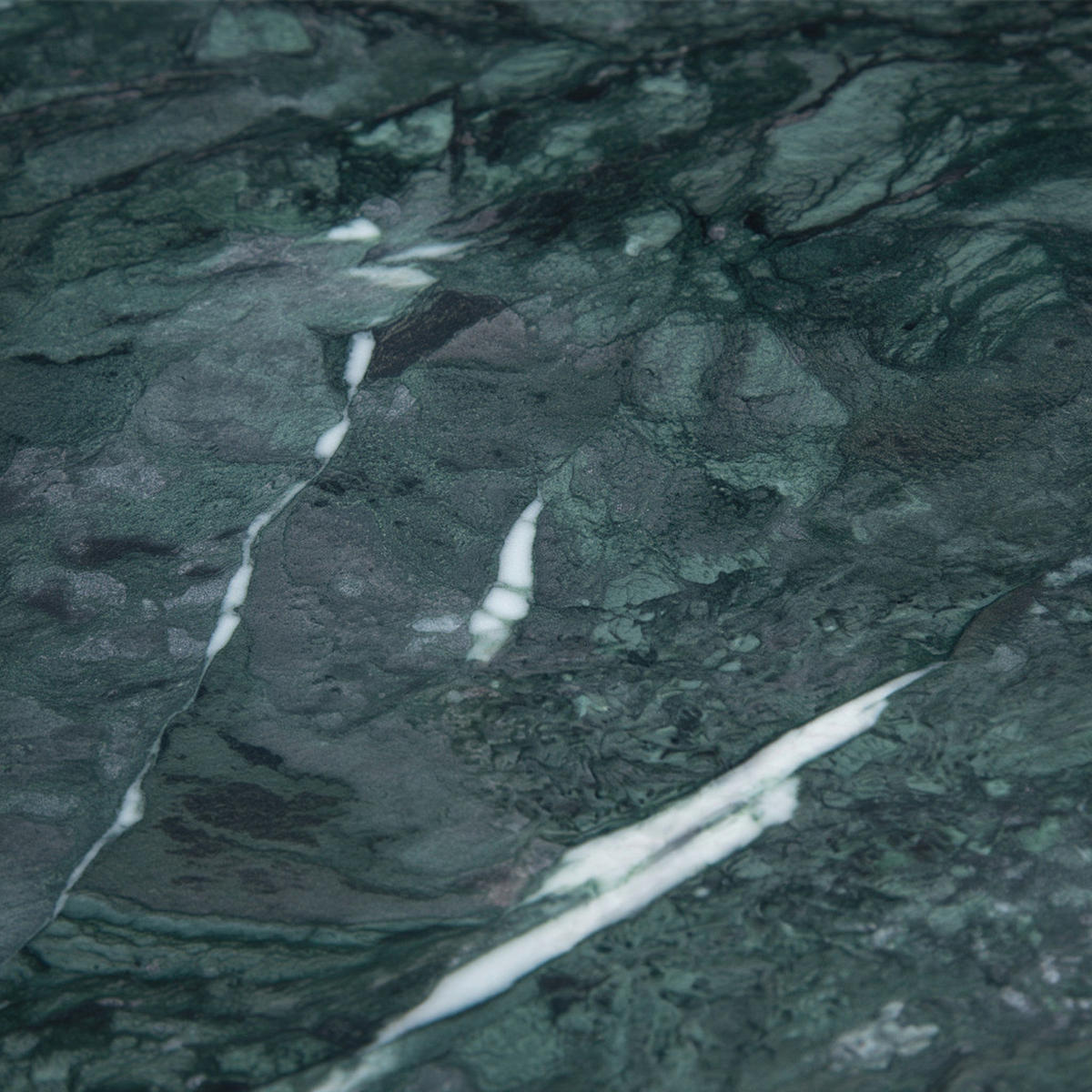 COUCHTISCH Grün Marmor Dreibein Design 70x70x35 cm, Rund Modern Gold Metall - Goldfarben/Grün, Metall (70/70/35cm) - KADIMA DESIGN