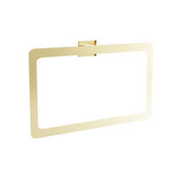 HANDTUCHHALTER Rea Ring 210 Oste Brush Gold - Goldfarben, Metall (6/13.5/22.5cm) - REA