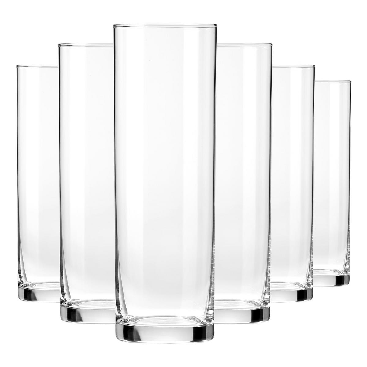 LONGDRINKGLÄSER XNO HIGHBALL ICE, 6ER-SET, 360 ML - Transparent, Glas (0.36L) - Krosno Glass