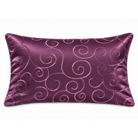 KISSENBEZUG 30x50 cm Lila Damast Circle - Lila, Textil (30/50cm) - TiborTex