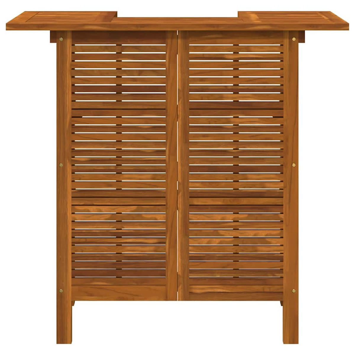 BARTISCH 110/50/105 Cm Massivholz Akazie - Braun, Holz (110/50/105cm) - vidaXL