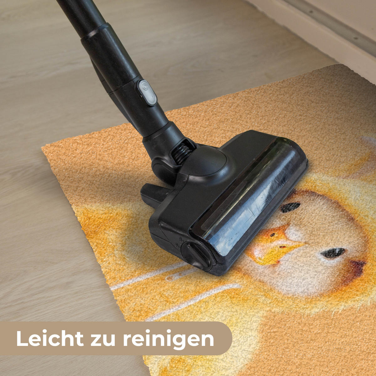 FUSSMATTE Osterhase - Kostüm - Ente 60x40 cm - Gelb, Kunststoff (40/60cm) - MuchoWow