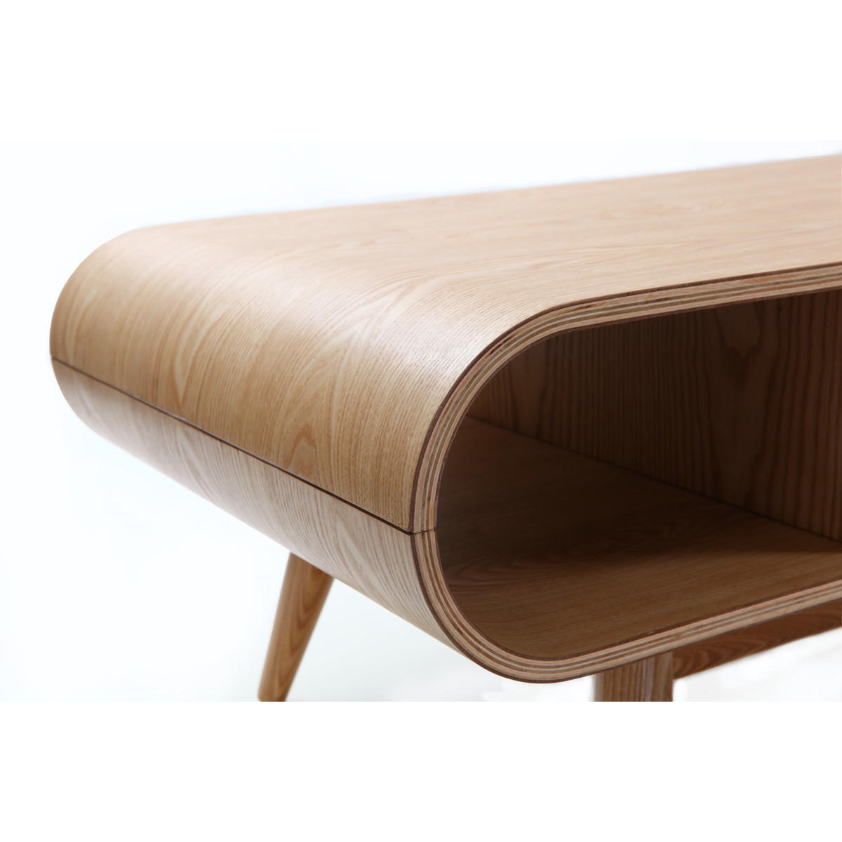 COUCHTISCH Skandinavisch Holz Naturell BALTIK - Naturfarben, Holz (120/59/45cm) - Miliboo