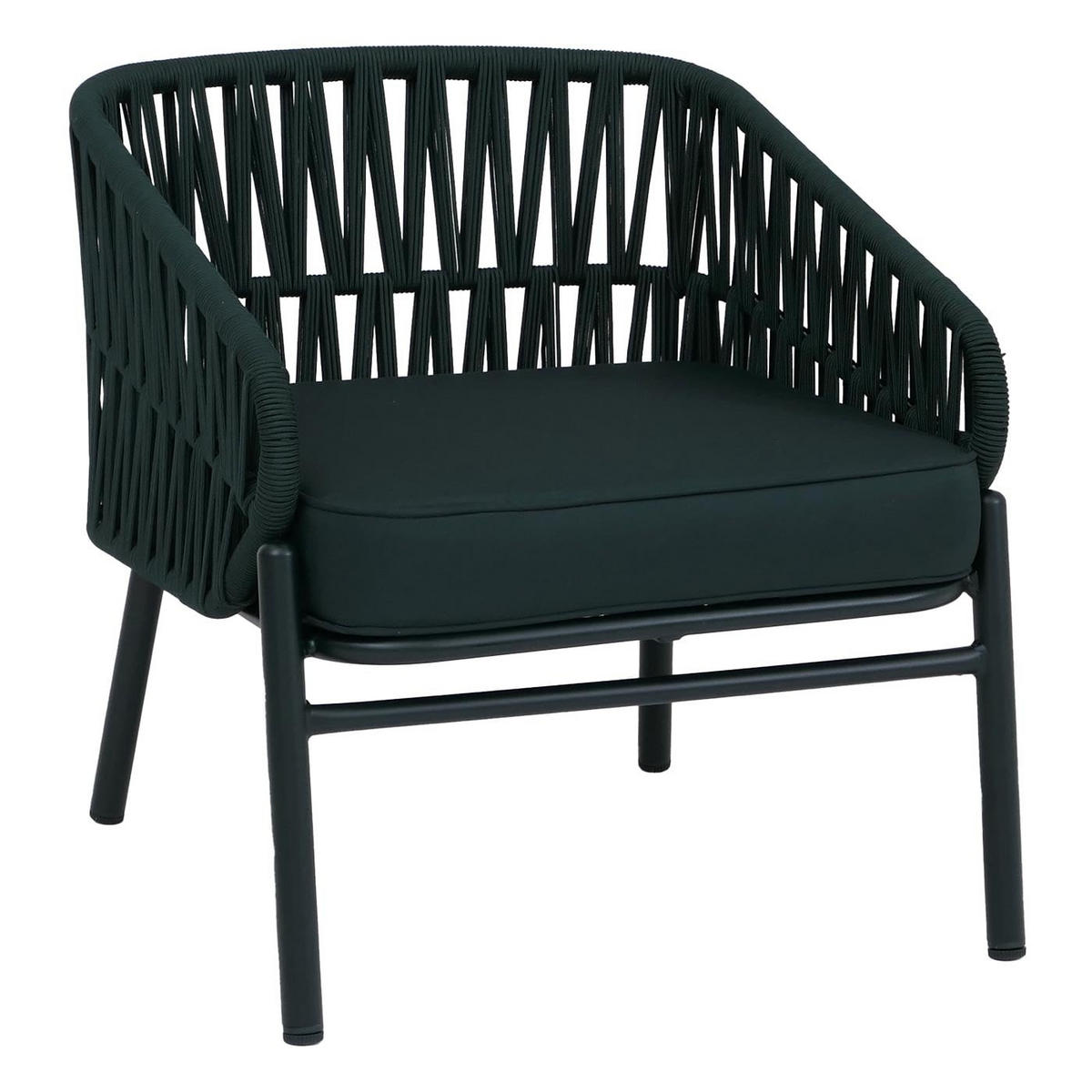 GARTENGARNITUR Lounge-Set Grün - Grün, Metall - PROREGAL