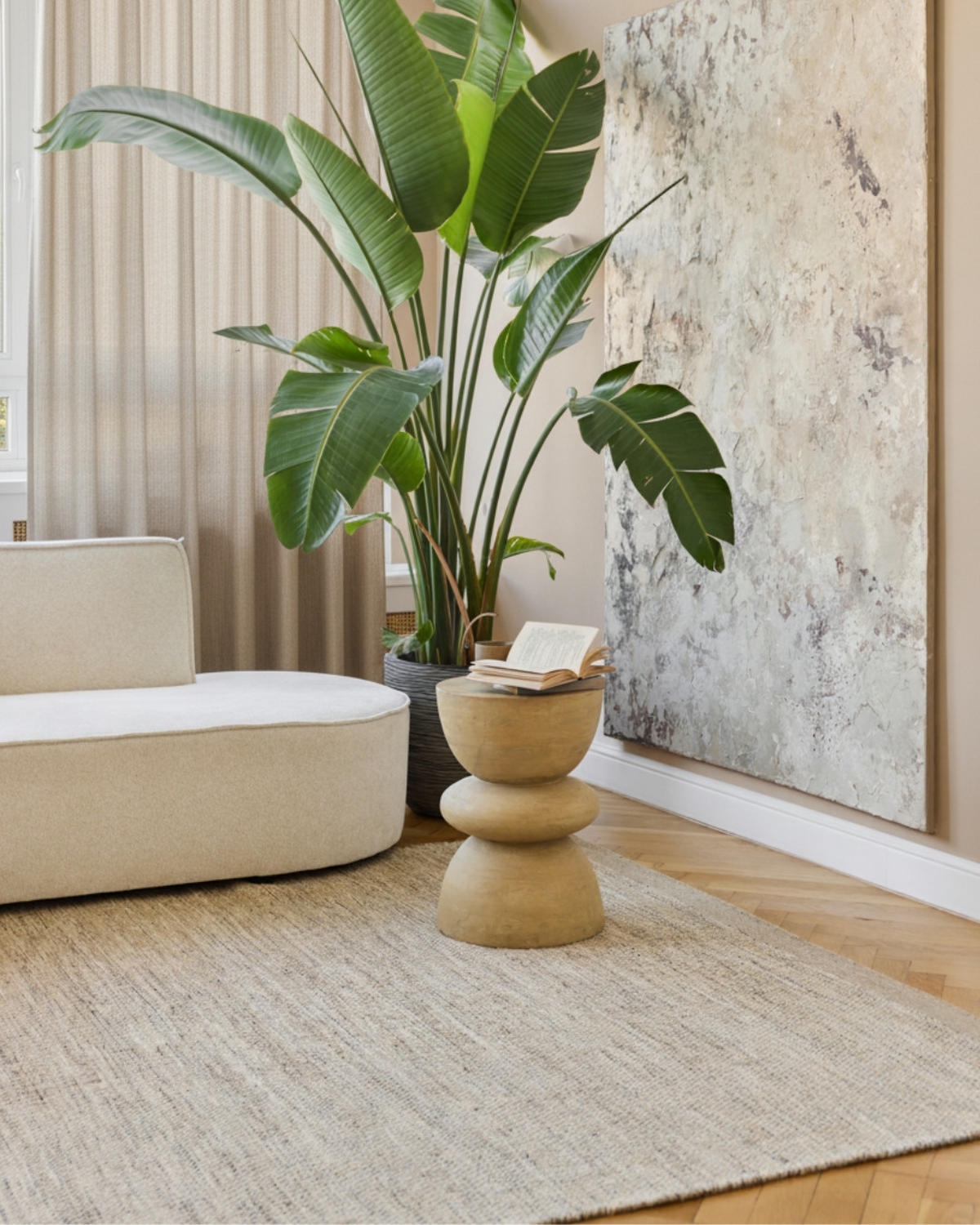 TEPPICH LONI Taupe 170/240 cm - Taupe, Textil (170/240cm) - Tapiso