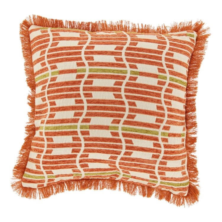 KISSEN Wess - Orange - 45/45/ cm - Orange, Textil (45/45cm) - Unique Living