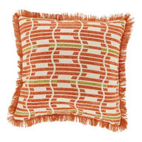 KISSEN Wess - Orange - 45/45/ cm - Orange, Textil (45/45cm) - Unique Living