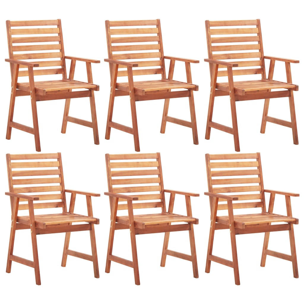 furnicato Gartenstühle Braun 56x92x62 cm