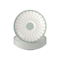 KAFFEEUNTERTASSEN Fleur Couleur Vert ø 14,8 cm 6er Set - Grün, Keramik (14.8cm) - Villeroy & Boch