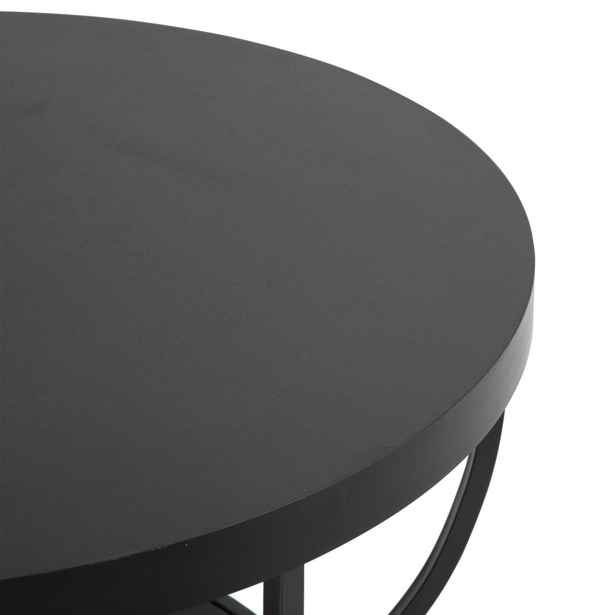 COUCHTISCH 80 cm Breite in Schwarz - Schwarz, Holzwerkstoff (80/80/45.5cm) - Home Collective