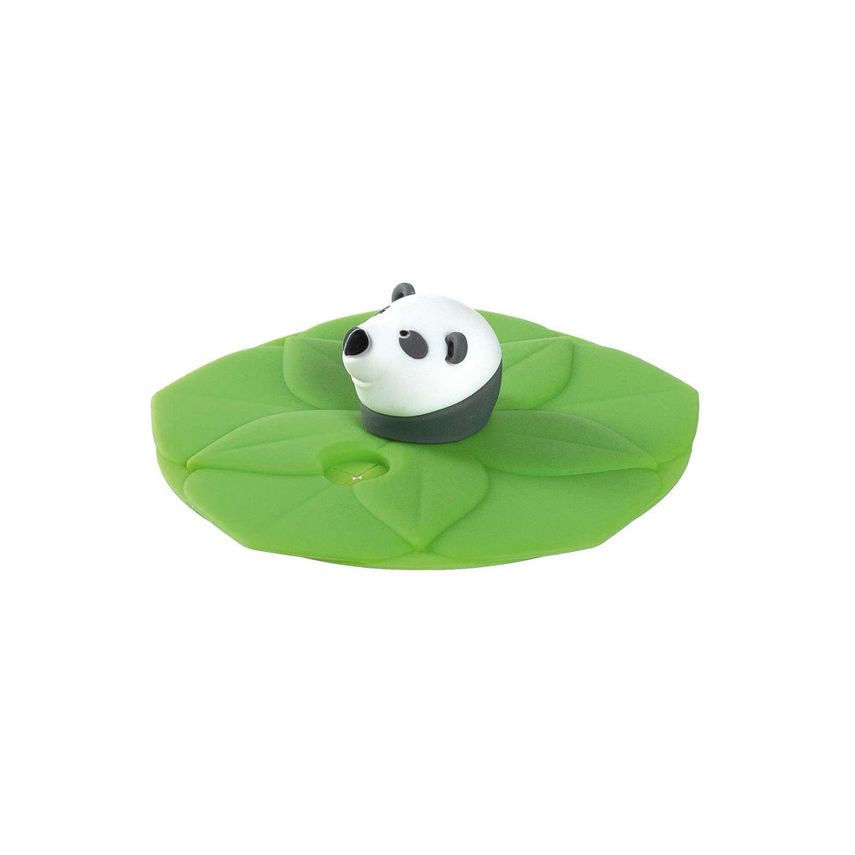 KINDERBECHER MIT DECKEL Bambini Löwe & Panda 215 ml 2er Set - Gelb/Grau, Kunststoff (0.215L) - Leonardo Living