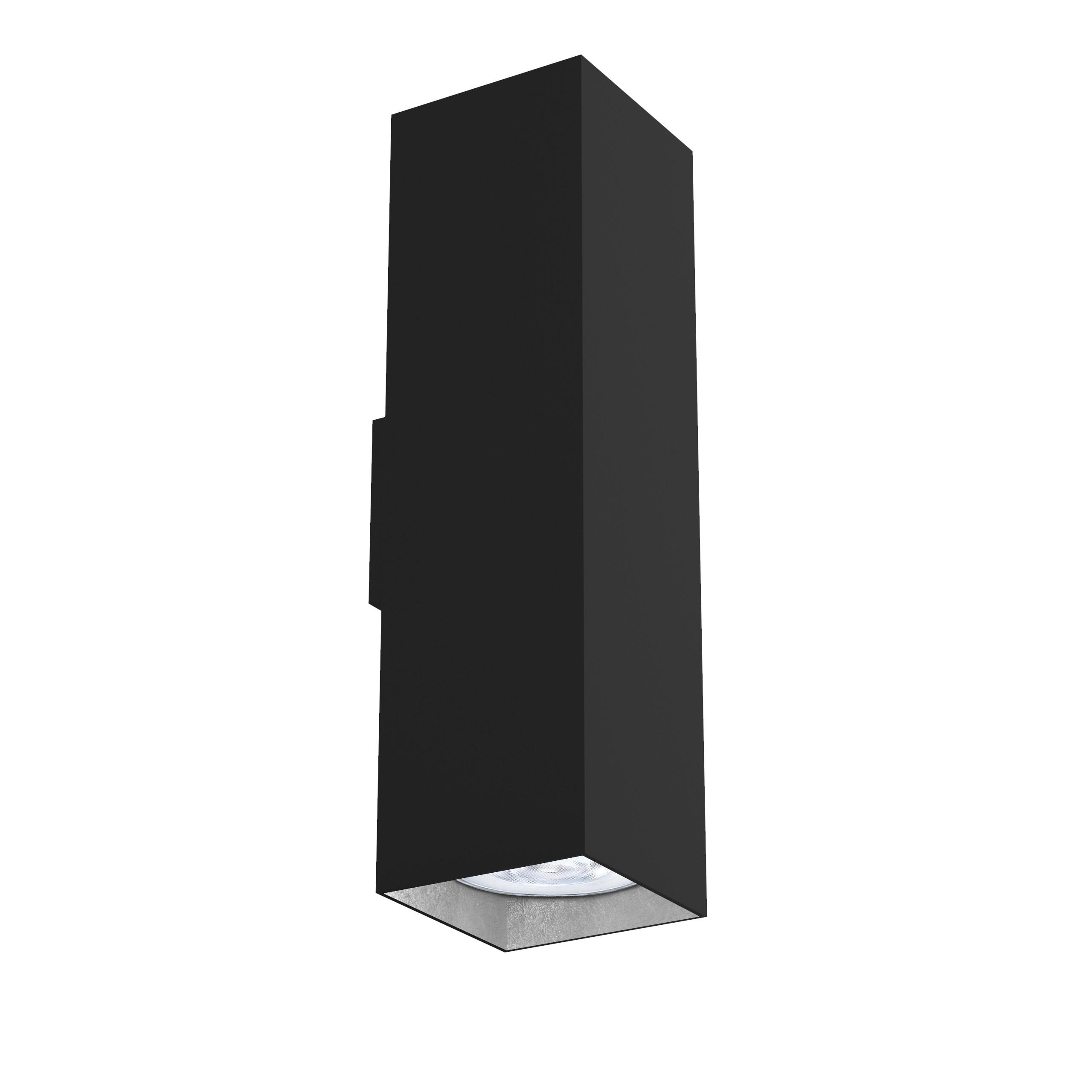 Lumicom Wandleuchte Schwarz 6x22x6 cm