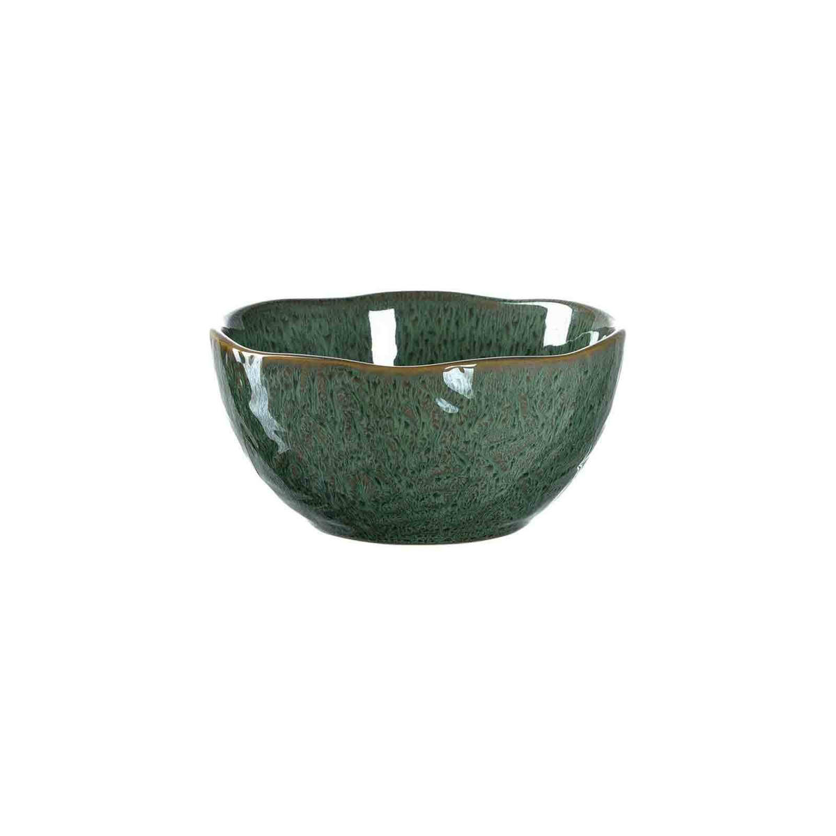 TAFELSERVICE Matera Grün 18er Set - Grün, Keramik (1/1/1cm) - Leonardo Living