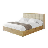 POLSTERBETT mit Bettkasten und Lattenrost, Bett mit Matratze H3/H4 - ENZO2 180x200 Beige - Taupe, Holzwerkstoff/Textil (180/200cm) - ALTDECOR