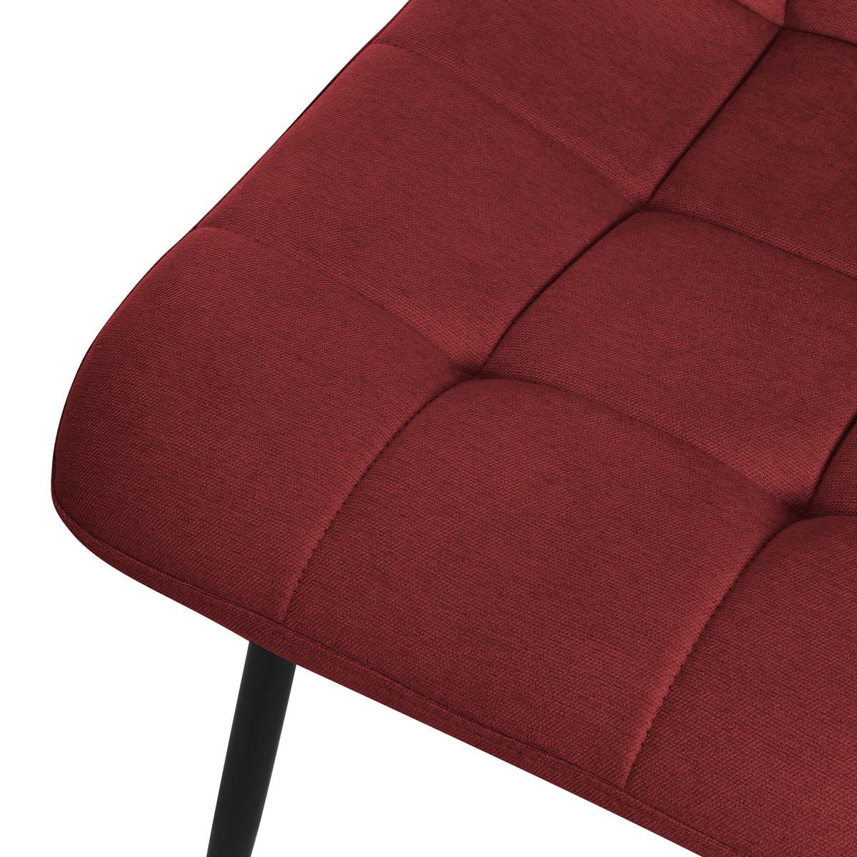 ESSZIMMERSTUHL 6er Set - Rot, Metall (49/89/60.5cm) - ML-DESIGN