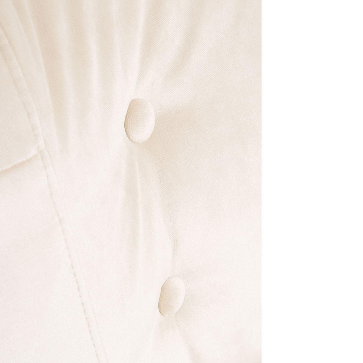 SESSEL Kassi Bezug Samtvelours Buche natur / creme - Weiß, Kunststoff (69/80/68cm) - 58aufmkessel