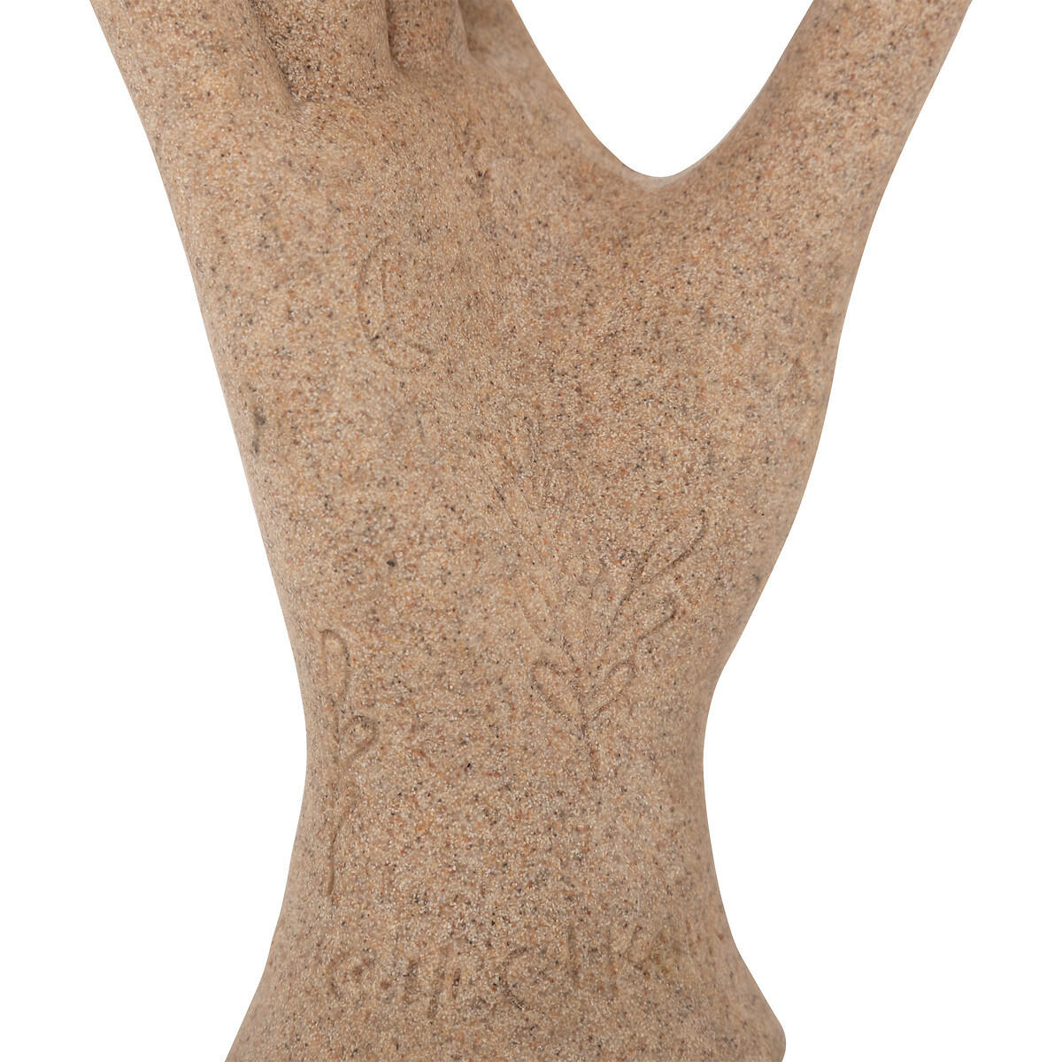 DEKOFIGUR Hand Samina 21 cm - Beige, Kunststoff (7.5/21/11.5cm) - Atmosphera Createur d´interieur