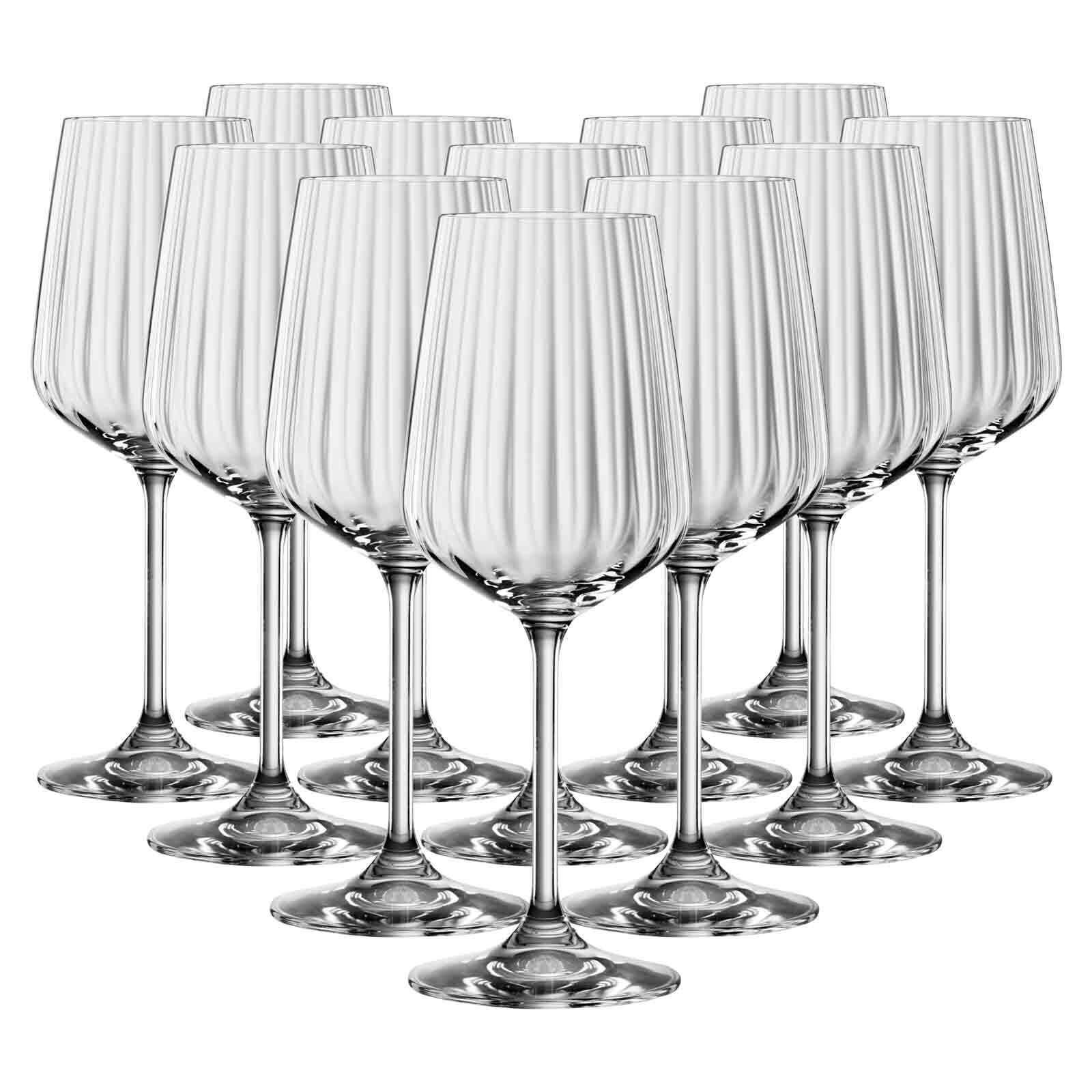 WEISSWEINGLÄSER Lifestyle transparent 440 ml 12er Set - Transparent, Glas (0.44L) - Spiegelau
