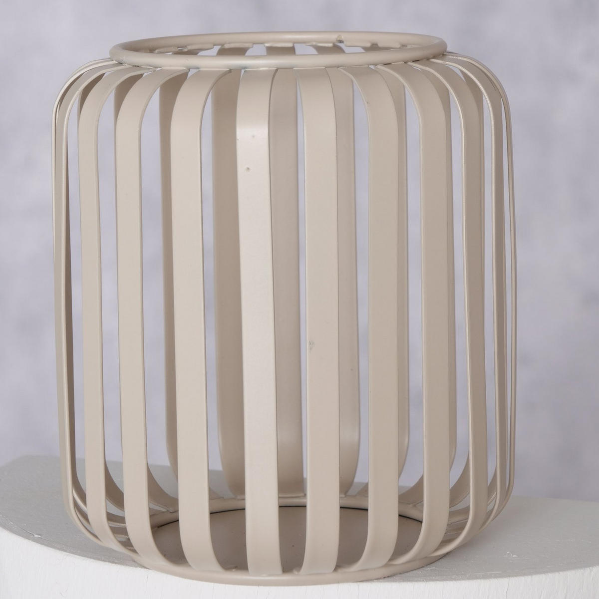 METALLLATERNE Viki 10/10/12 cm - Beige, Metall (10/12/10cm) - Boltze Home