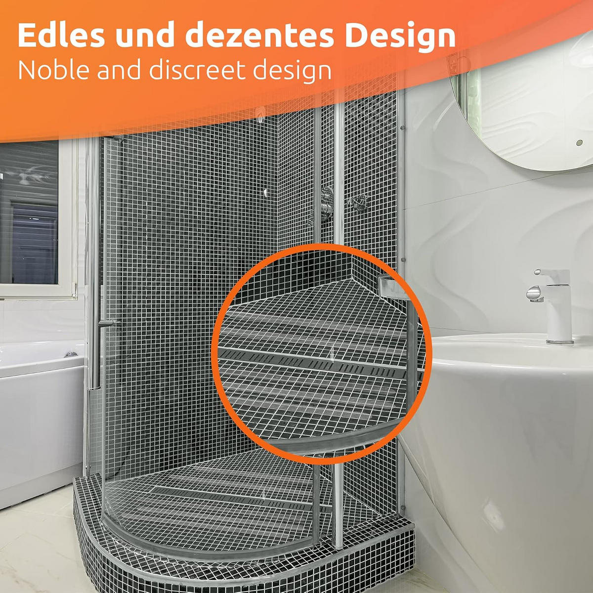 ANTIRUTSCHSTREIFEN 12er-Set Transparent 2/38 cm Für Badewanne - Transparent, Kunststoff (2/38cm)