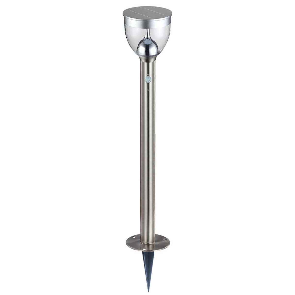LED AUSSENLEUCHTE Edelstahl Silber - Silberfarben, Kunststoff/Metall (15/15/95cm) - Globo Lighting
