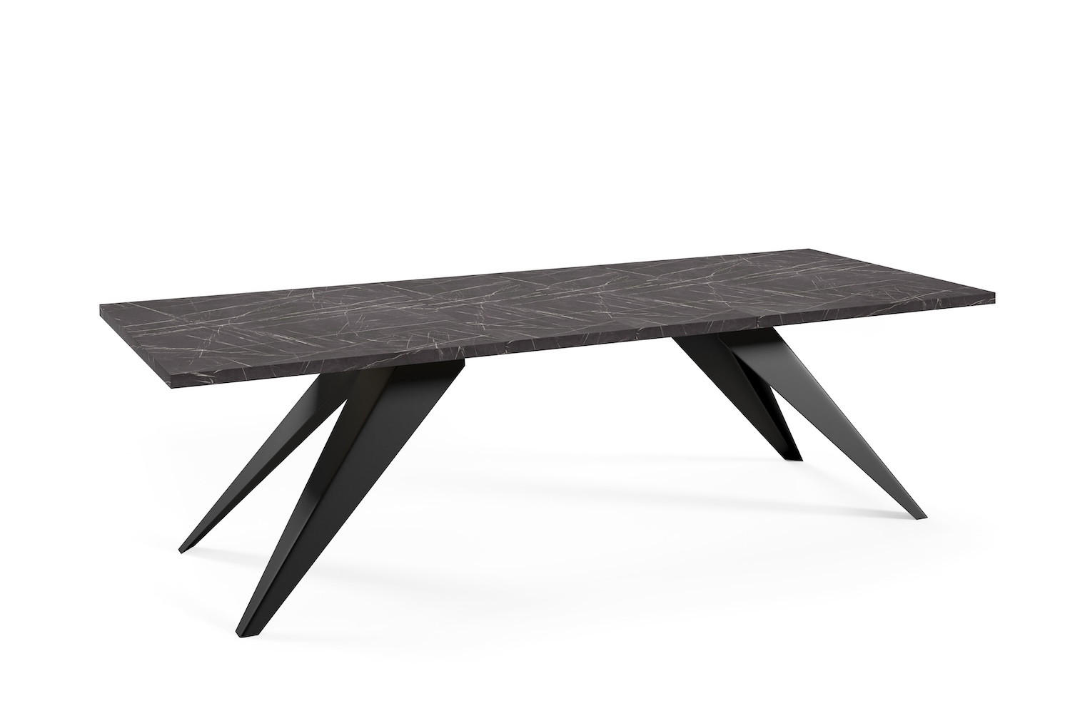 Thumbnail - Feldmann-Wohnen Esstisch, Schwarz, Holz, Rechteckig,Rechteckig, Stativgestell, 90x76x160 cm, Esszimmer, Tische, Esstisch...