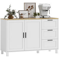 SIDEBOARD DE-11226 2 Soft-Close Türen Weiß - Weiß, Holzwerkstoff (120/76/38cm) - ComfortXL