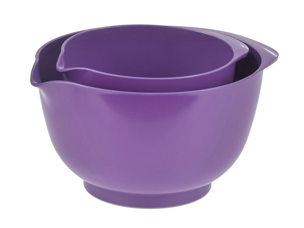 RÜHRSCHÜSSEL-SET Margrethe New lila (2tlg) - Violett, Kunststoff (21/15cm) - Rosti
