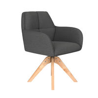 ESSZIMMERSTUHL Pete - Grau - 62/63/85 cm - Grau, Textil (63/85/62cm)