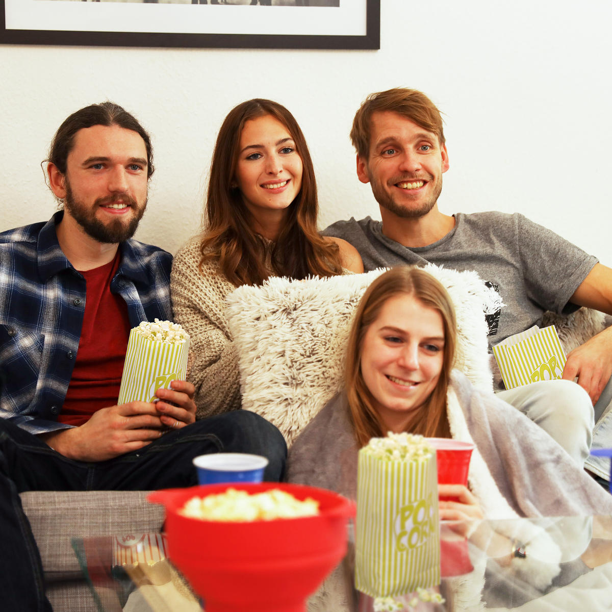 144XPOPCORNTÜTEN - Dunkelgelb, Papier (13/26/8cm) - Relaxdays