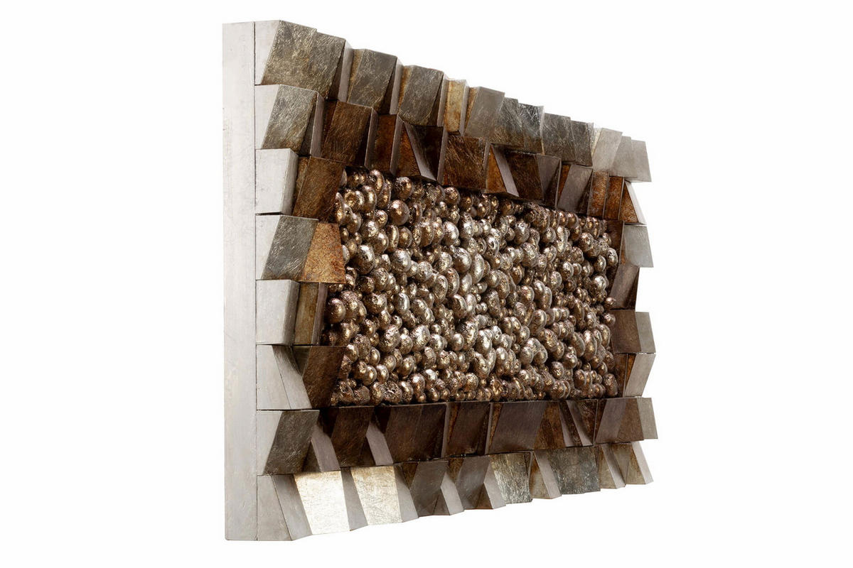 WANDBILD Braun 123/55 cm - Braun, Holz/Kunststoff (6.5/55cm) - KUNSTLOFT