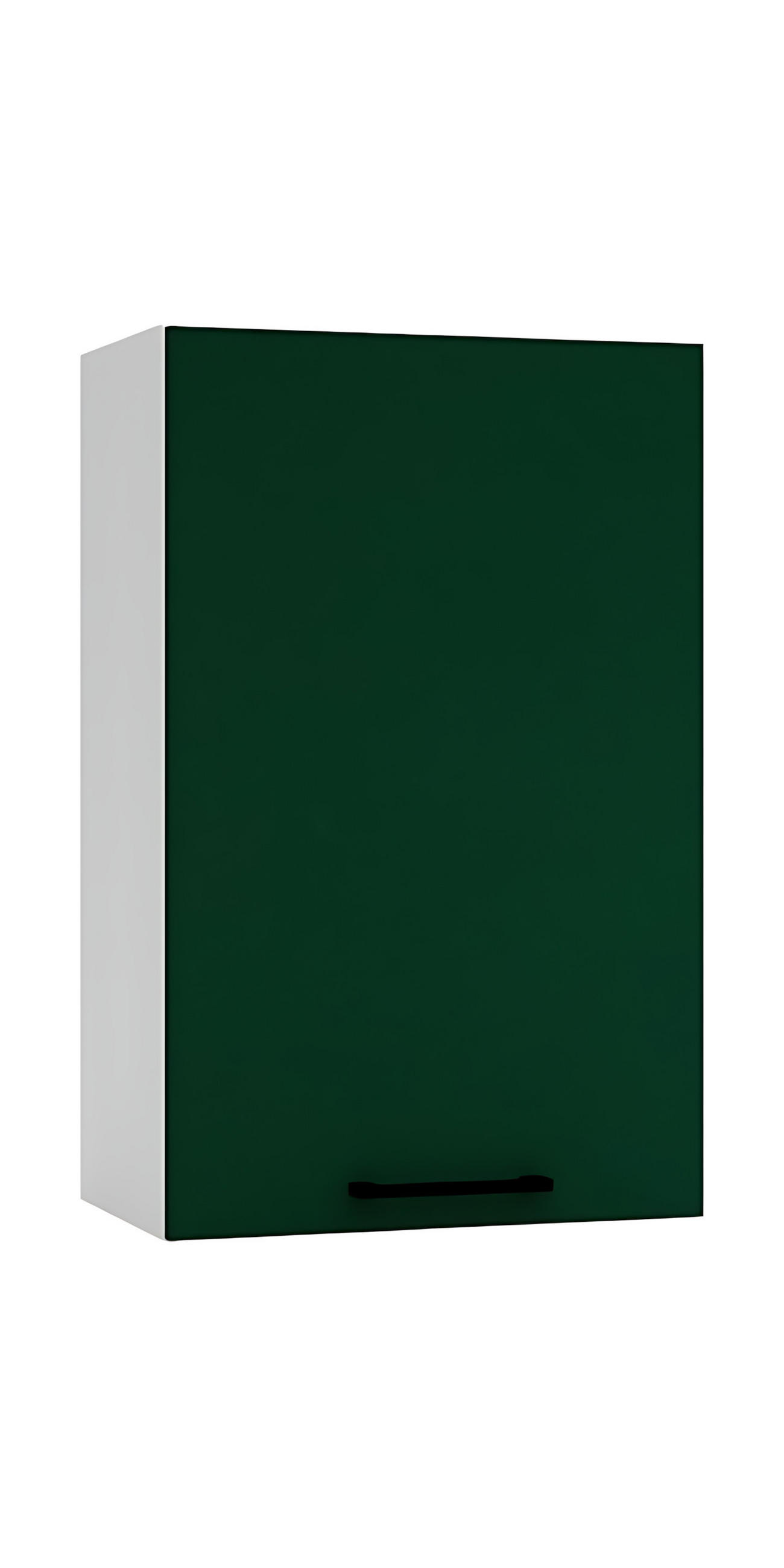 HÄNGESCHRANK W45 P/L - Morvex - Praktisches Stauraum Konzept - Dunkelgrün, Holz/Metall (45/72/30cm)