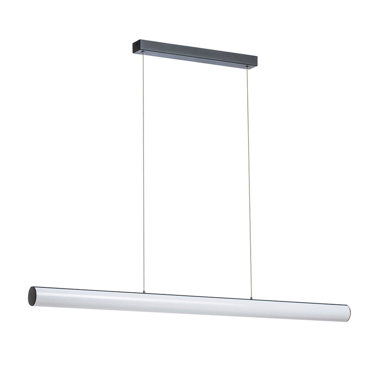 PENDELLEUCHTE RIVIER LED I schwarz 24 W - Schwarz, Metall (30/30/120cm) - Rendl